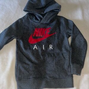 Gray Nike hoodie for kids